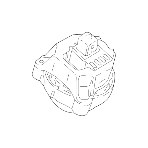 BMW 22116860466 Genuine Engine Mount Right