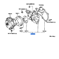 Genuine Toyota Water Pump 16100-39346 for 22R/22RE Engines