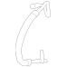 GENERAL MOTORS 25858603 Power Steering Gear Inlet Hose