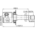 inner cv joint right 33x33x28