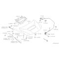 SUBARU 57256VC000 Genuine Front Right Upper Fender Cover