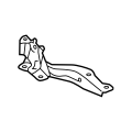 SUBARU 57260SG0009P Genuine Right Front Hood Hinge