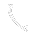 BMW F30 F80 F31 Front Left Inner Trim Door Pull Handle Black