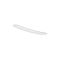 TRQ Front Right Outer Bumper Trim