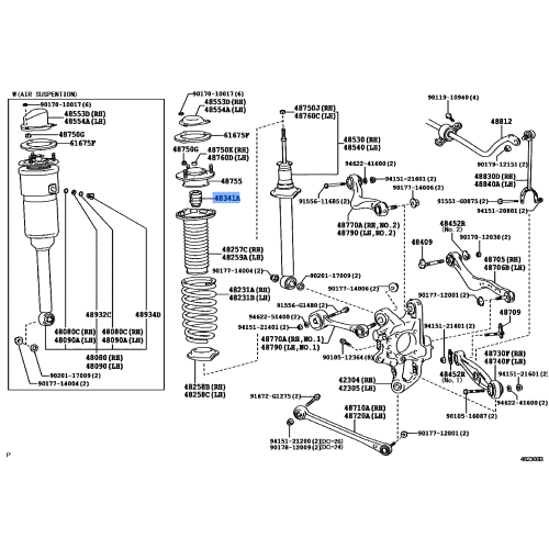 Bumper,Rear Spring,No.