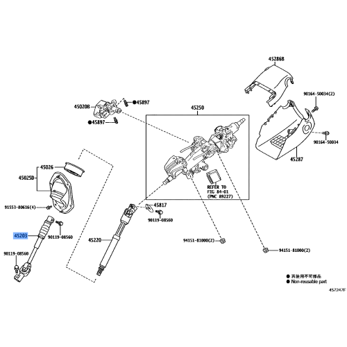 Shaft Assy, Steering