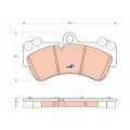 Brakepad Set Frt/16.7Mm/Toureg