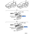 Toyota Genuine Louver Quarter Ventilation LH