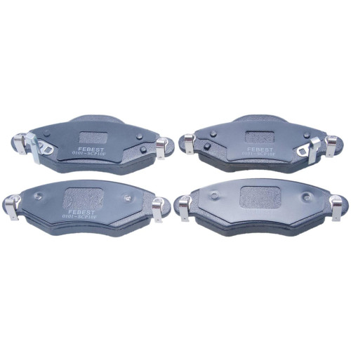 pad kit, disc brake, front (with anti squeal shim)