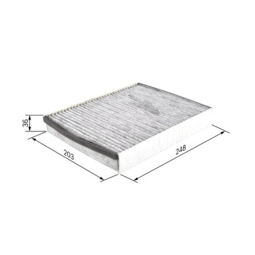 Bosch Charcoal Cabin Interior Pollen Filter 1987432598