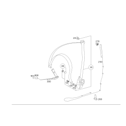 MERCEDES-BENZ 2218600188 Front Left Seat Belt Adjuster