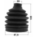 boot outer cv joint kit pvc 87.5x105x30