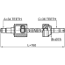 front cv axle shaft right 34x760x36