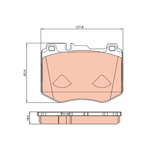 Brake Pad Front-C(W205)