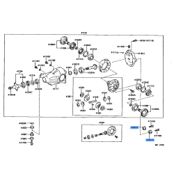 Rear Differential Mount Cushion No. 2 - Toyota Celsior