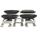 pad kit, disc brake, front - kit (with anti squeal shim, with brackets)