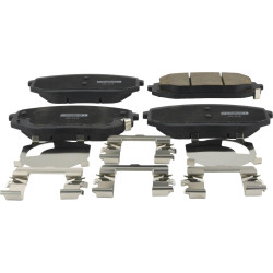 pad kit, disc brake, front - kit (with anti squeal shim, with brackets)