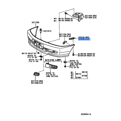 Bracket(L),F. Bumper