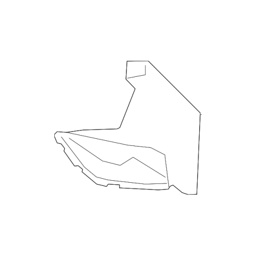 Air Duct Displaced Radiator Left