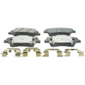 pad kit, disc brake, front - kit (with anti squeal shim, with brackets)