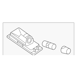 License Plate Lamp Assy Rh Bw 1 Srs 2004-2007