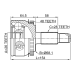 outer cv joint 26x68.1x28