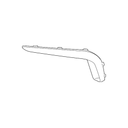 Bumper Grill Moulding Bm G30/Rh/Bright Black