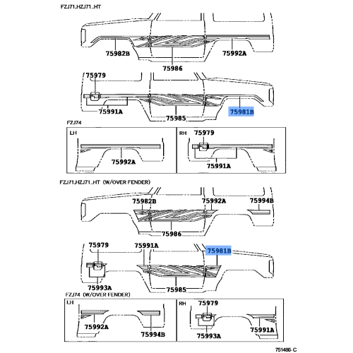 Sticker W/Over Fender