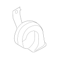Horn Assy-Electric Low - Nissan 25620-CA00A