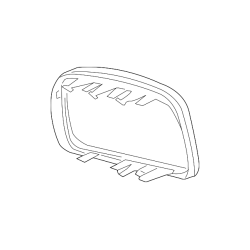 BMW E53 X5 (2000-2006) Left Side Mirror Cover Cap Trim Ring - Black