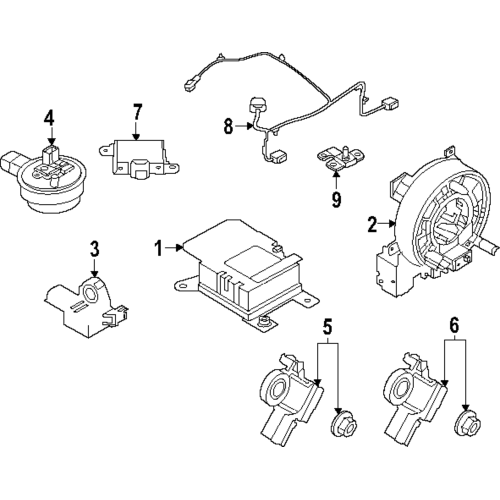 Sensor-Air Bag Front Cent