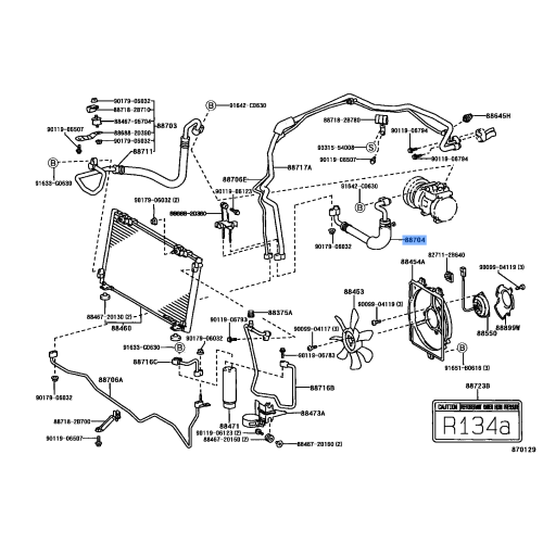 A/C Hose Assy