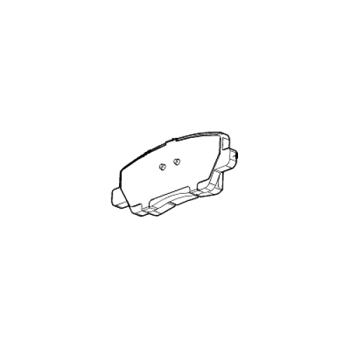 GENERAL MOTORS 23316762 Rear Disc Brake Pad Set