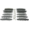 Disc Brake Pad Set - Semimetallic Front - Febest 2001-VOYRTF - Fits VW Routan 2009-2012