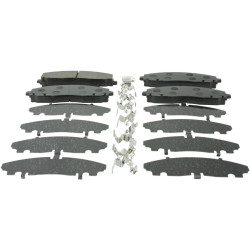 pad kit, disc brake, front - kit (with anti squeal shim, with brackets)