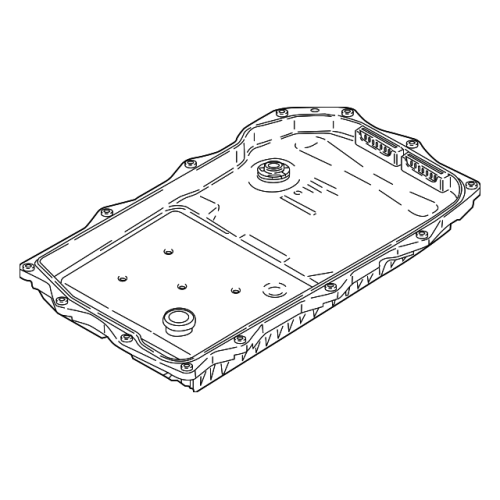 BMW Automatic Transmission Oil Pan Filter Kit 24008672573 OEM