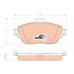 TRW Brake Pads front Infinity QX30, Mercedes-Benz CLA, GLA B-Class