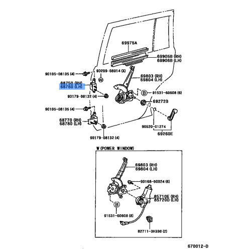 Hinge(L),Door-Upper
