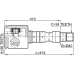 inner cv joint right 26x40x24