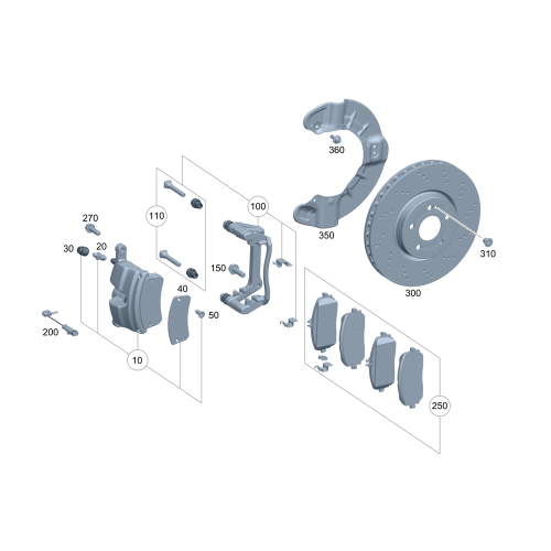 Brake Disc Db W247