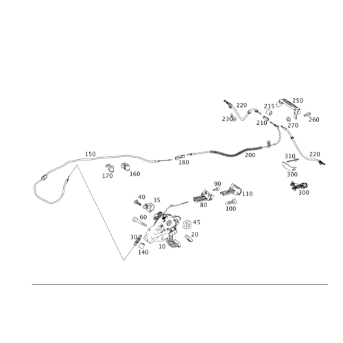 Brake Shoe Handle Db W204