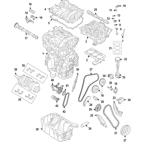 Mahle Valve Cover 11127611277 for 2014-2019 BMW B58 3.0T M140I M240I X3 X4