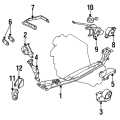 FRONT ENGINE MOUNT MT Febest NM-N15MFR OEM: 11350-50Y00