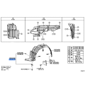 Toyota Front Wheel Opening Extension Pad