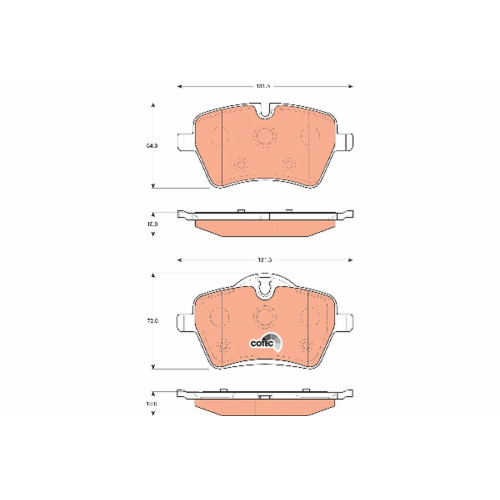 Brake Pad-Mini Cooper