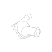 GENERAL MOTORS 12607291 Engine Coolant Water Inlet