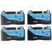 Brake Pad Set Frt/Porsche