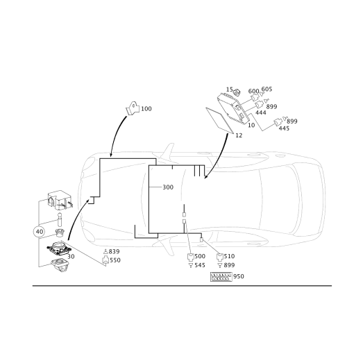 Energy Distributor Db W203,W211,W245,W463.W230