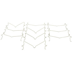 anti-rattle spring, disc brake pads pcs 10