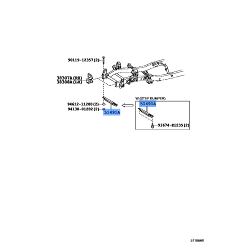 Toyota Bar Under Guard Front No.1